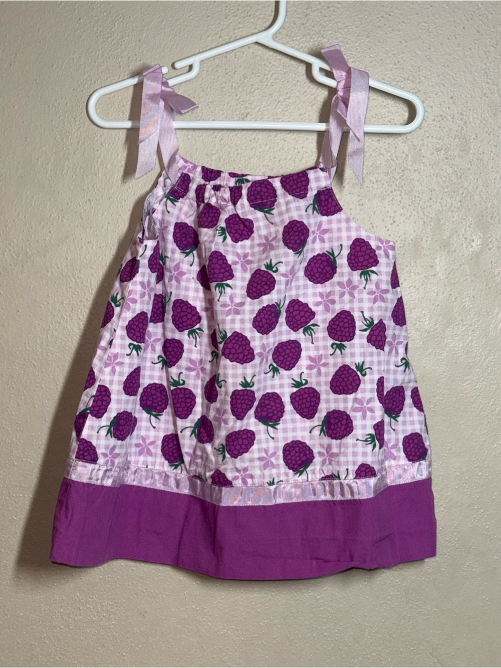 Girls Bitty Baby by American Girl Purple Raspberry Dress Sz 5 EUC!